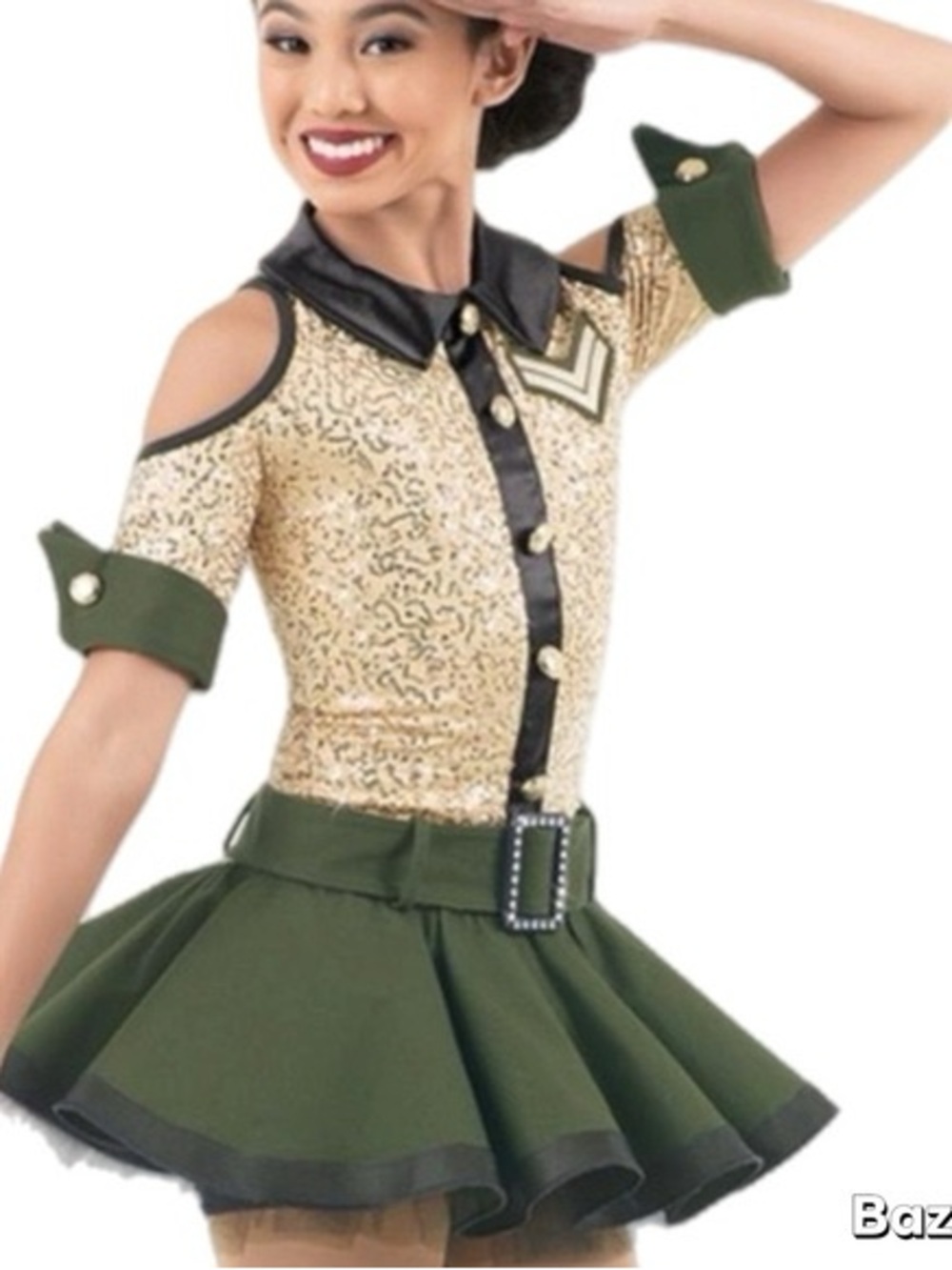 Weissman wwll Mighty Wings size XSC 4-5 little girl Military